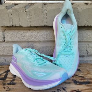 Like New Hoka Clifton 9 | Sunlit Ocean / Lilac Mist